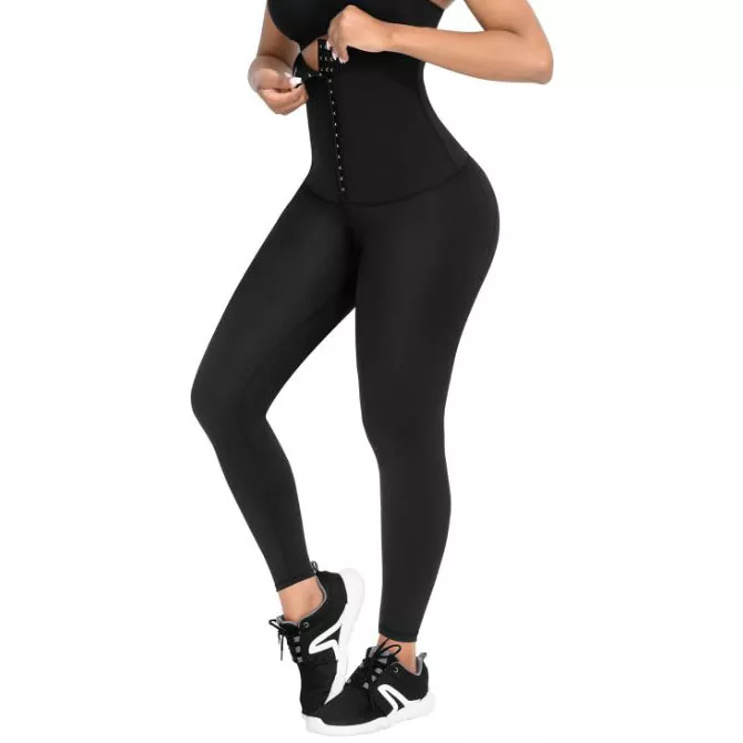 Emakumezkoen gerri altuko neoprenozko yoga leggings